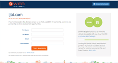 Desktop Screenshot of ijtd.com